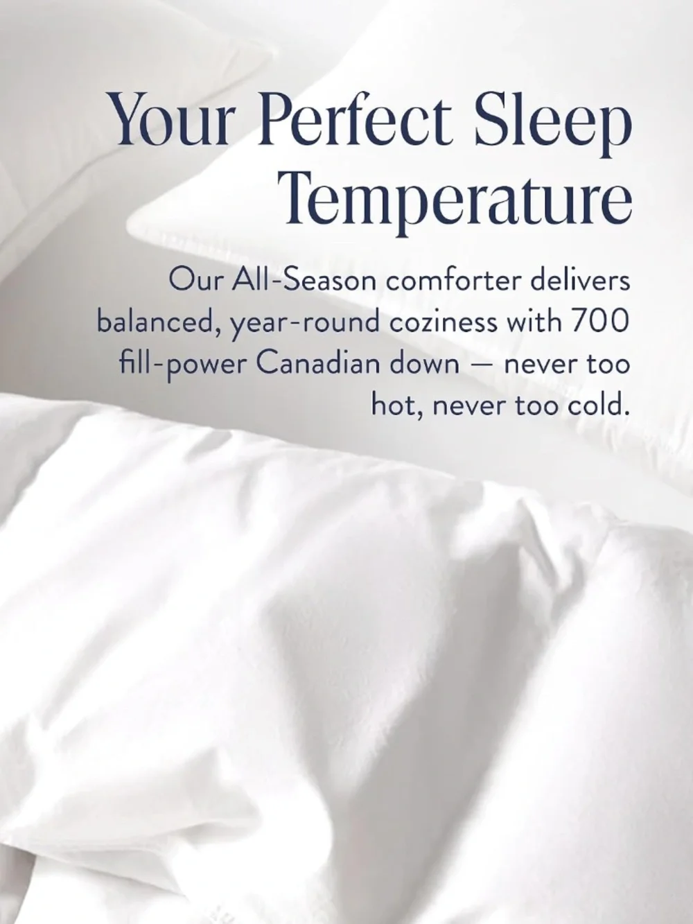 Brooklinen All Season Down Comforter - Twin / Twin XL NEW NWT